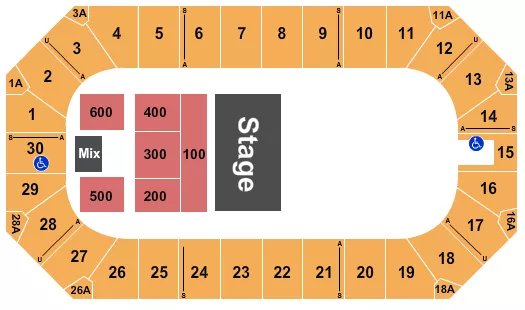 QUARTER HOUSE Seating Map Seating Chart