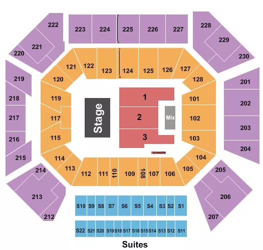 ENDSTAGE 4 Seating Map Seating Chart