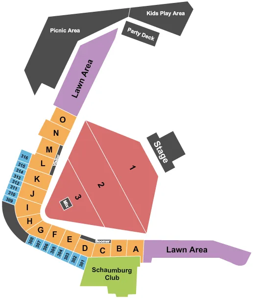 JASON ISBELL Seating Map Seating Chart