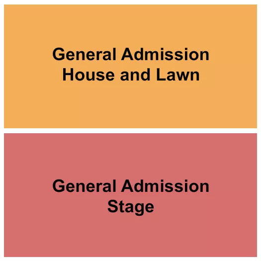 GA STAGE HOUSE LAWN Seating Map Seating Chart
