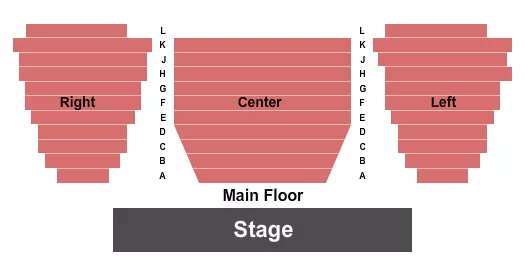 ENDSTAGE Seating Map Seating Chart
