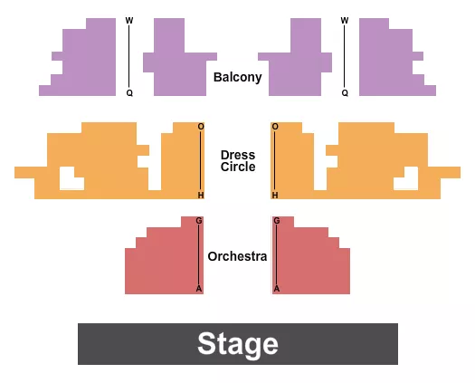 ENDSTAGE Seating Map Seating Chart