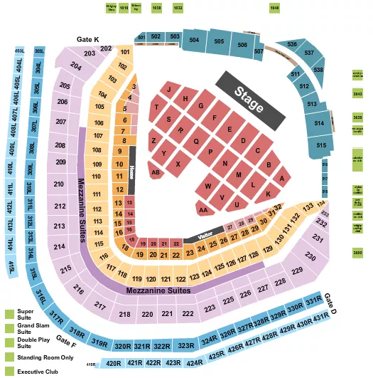 JOHN MULANEY Seating Map Seating Chart