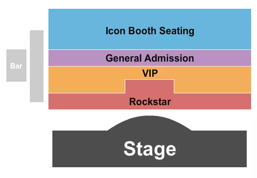 X ROCKS Seating Map Seating Chart