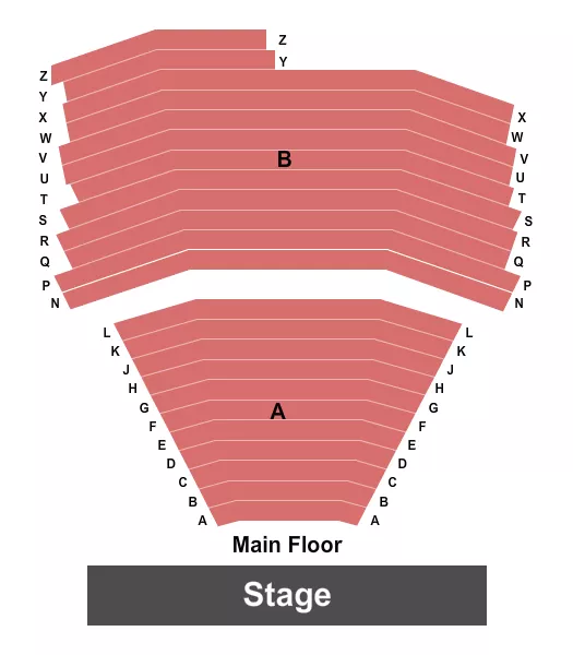ENDSTAGE 2 Seating Map Seating Chart