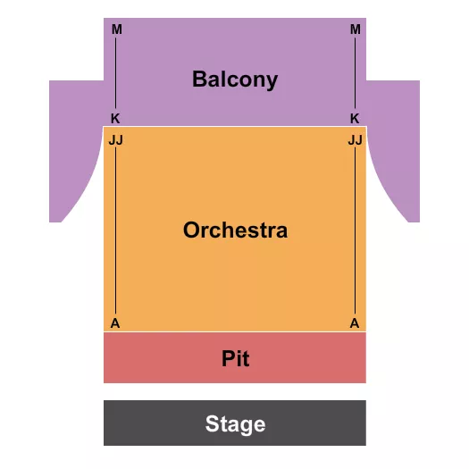 ENDSTAGE PIT Seating Map Seating Chart